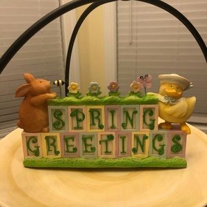 Easter Bunny & Duck Spring Home Decor